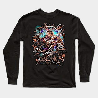 Abstract giant in a Fantasy- Science-Fiction Szene Long Sleeve T-Shirt